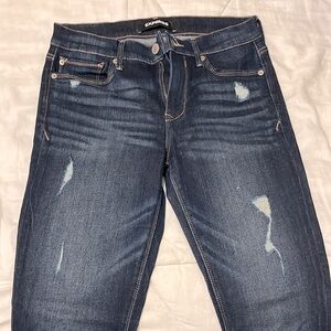 Express dark wash jeans
